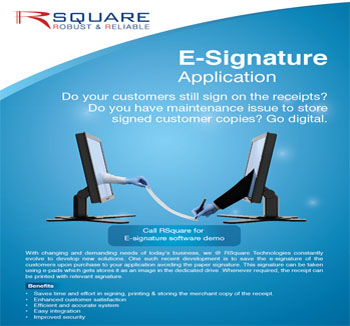 Rsquare Product - E-signature