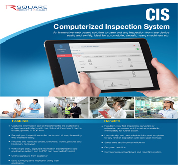 Rsquare Product - CIS(Computerized Inspection System)